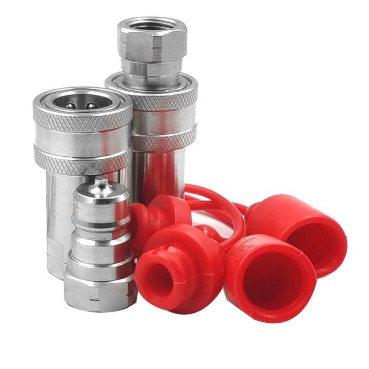 3/8Inch NPT Thread ISO72411A Hydraulic Couplings Tractor Hydraulic