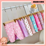 Set 3 Quần Legging Lửng, Quần Ngố Hoạ Tiết Xinh Xắn, Đáng Yêu Cho Bé Gái