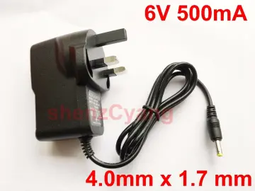 1pcs 6V 0.5A 500MA 4W AC DC Power Supply Adapter Charger For OMRON I-C10  M4-I M2 M3 M5-I M7 M10 M6 M6W Blood Pressure Monitor