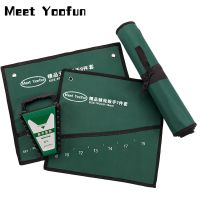 พบกับประแจ Yoofun กระเป๋าเก็บของม้วนขึ้นประแจกระเป๋าผ้าใบที่แขวนจัดระเบียบกระเป๋ารวมกันเครื่องมือมือกระเป๋าเก็บของ S