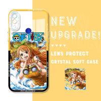 Xiaomi Redmi คริสตัลใสลายการ์ตูนลูฟี่เอซกันกระแทกของแท้7เคสมือถือ Zoro Nami สำหรับเด็กผู้หญิงเด็กผู้ชายปลอกอ่อนคลุมทั้งหมดกล้องเพื่อการป้องกัน