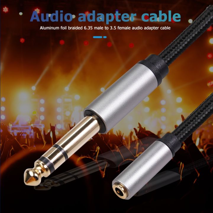 3-5mm-female-to-6-35mm-male-braided-cable-trs-1-8-jack-to-1-4-plug-adapter-support-dropshipping