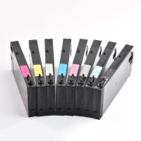 ตลับหมึกยูวีเติมได้8สีพร้อมชิปสำหรับ Epson Stylus Pro 4880 4800 4400 4450 7600 9600 J136เครื่องพิมพ์4000