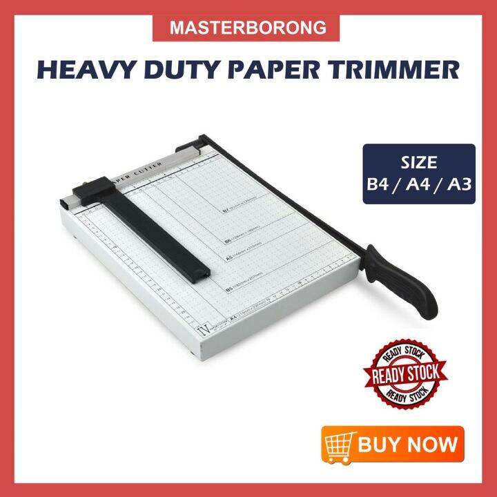 Masterborong Paper Cutter Trimmer A4 A3 B4 Paper Cutting Machine Rotary 