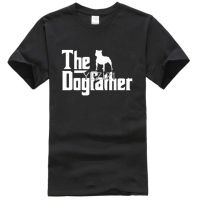 เสื้อยืดผ้าฝ้ายพิมพ์ลาย เสื้อยืดคอกลม ผ้าฝ้าย พิมพ์ลาย Staffordshire Bull Terrier Dog Father Staffy ของขวัญ สําหรับผู้ชา  0BBQ