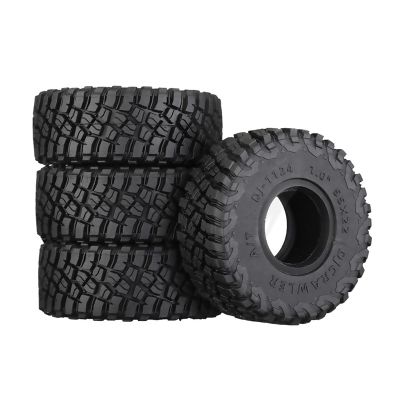 4Pcs 55mm 1.0 in Super Soft Rubber Wheel Tire Tyre for 1/18 1/24 RC Crawler Car Axial SCX24 AX24 Traxxas TRX4M FMS FCX24
