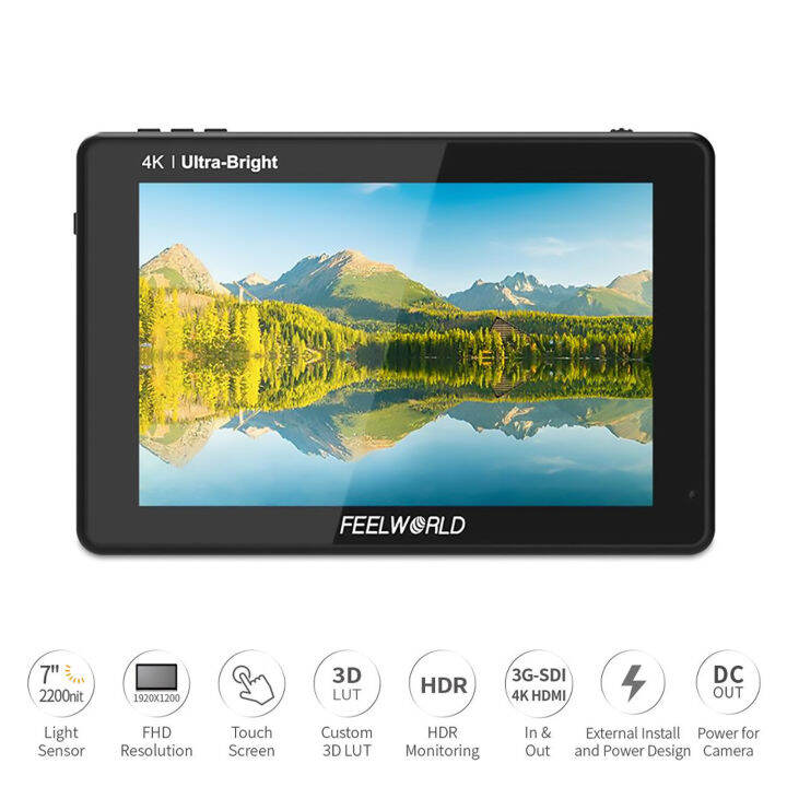 FEELWORLD LUT7S PRO 7 Inch DSLR Camera Field Monitor Video Monitor ...