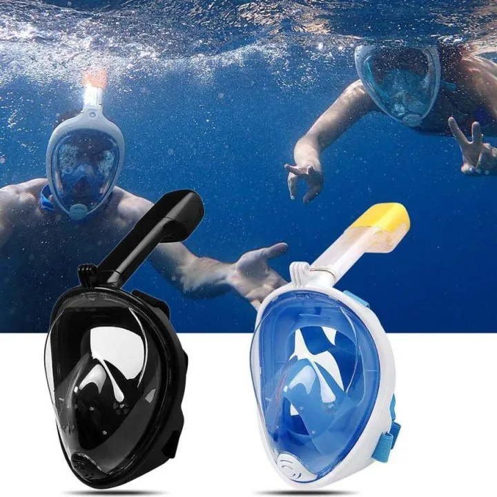 [COD]Full face snorkeling mask diving mask easy breathing adult ...