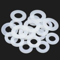 ▦✽۩ 20/100pcs White Plastic Nylon Washer Assortment Plated Flat Spacer Seals Washer Gasket Ring M2 M2.5 M3 M4 M5 M6 M8 M10 M12 M14