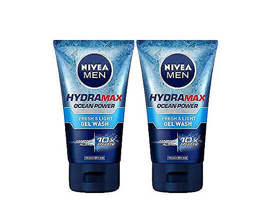 Nivea Men Hydramax Ocean Power Gel Wash 100gm Lazada