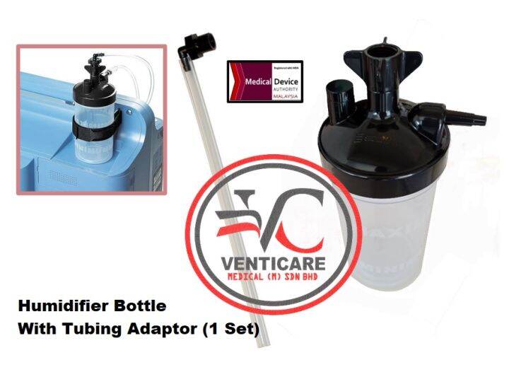 OXYGEN CONCENTRATOR EVERFLO HUMIDIFIER BOTTLE AND TUBING CONNECTOR SET