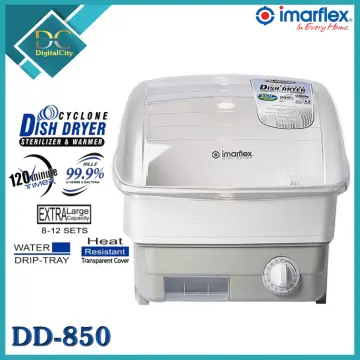 Imarflex 3 in 1 UV Dish Dryer DD-586UV Gray