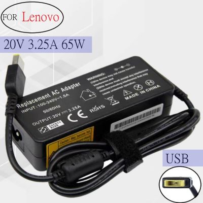 20V 3.25A AC Adapter ชาร์จแล็ปท็อปสำหรับ Thinkpad X240 X270 X260 K3-IML E431 E450 E550 E560