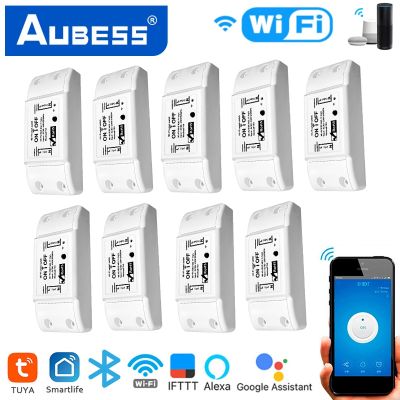 Tuya WiFi Smart Switch 10A DIY Light Breaker Timer Smart Life APP Wireless Remote Control Module Works With Alexa Google Home