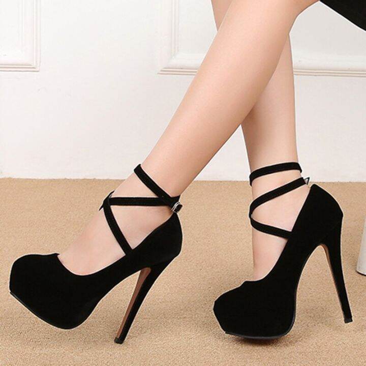 Striptease High Heel Shoes On Platform Casual Blue Black Red Women  Stilettos Dance Evening Party Pumps Large Size 44 46 