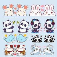 【CC】 Cartoon Kawaii Stickers on Cars Car Blocking Patterns Covering Electric