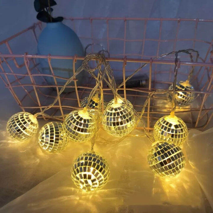 battery-powered-led-mirror-ball-string-lights-stage-reflection-lamp-christmas-fairy-lights-for-ktv-bar-disco-party-wedding-decor