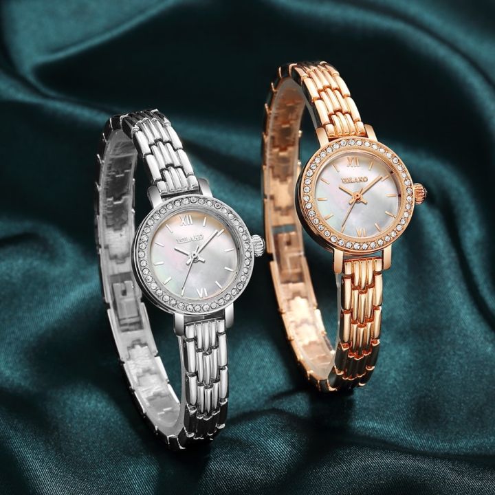 new-ladies-watch-diamond-case-round-women-watches-bracelet-watch-quartz-watch-student-casual-watch-small-green-watch-wristwatch