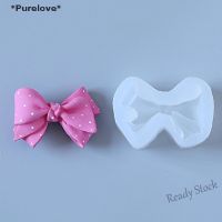 【Ready Stock】 ﹍ C14 [[Purelove]] DIY 3D bow shape sugar cake mold bow tie silica gel mold Chocolate Mold [Hot Sell]