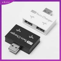 VHOIC มืออาชีพ ตัวแยกสัญญาณ ความเร็วสูง อะแดปเตอร์หลายพอร์ต ฮับที่ชาร์จ USB 2 พอร์ต USB Splitter พอร์ตจ่ายไฟ Micro USB