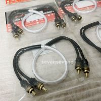 ?สายสัญญาณ 0.5 เมตร RCA ทองแดงแท้สายถักเคลือบอย่างดี PK audio