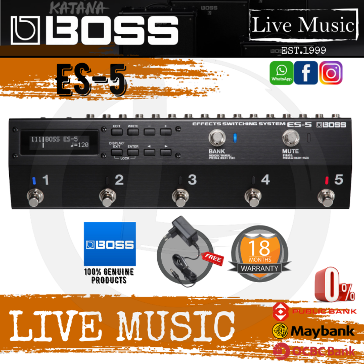 Boss ES5 Guitar Effects Switching System (ES5) Lazada