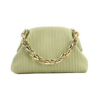 Luxury Chain Handbag and Purse Designer Shoulder Bag for Women High Quality Leather Cloud Bag Green Crossbody Bag Satchels Hobos