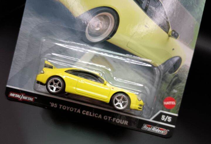 hot-wheels-95-toyota-celica-gt-four-สีเขียวเหลือบเหลือง