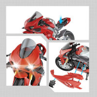 1:12 Panigale V4S Corse Assembly รุ่น Alloy รถจักรยานยนต์รุ่น Diecast Metal Racing รถจักรยานยนต์รุ่น Sound Light ของเล่นเด็ก Gift