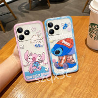 เคสโทรศัพท์สินค้าในสต็อกสำหรับ Realme C55 C53 C30 C31 NFC C30S 10 Pro 5G Coca-Cola Edition 10 4G 9 Pro Plus 2023ขายดีเคสใส่โทรศัพท์น่ารักรูปการ์ตูนสีฟ้าตุ๊กตาสีชมพูฝาครอบด้านหลังเพื่อการป้องกัน TPU นิ่ม