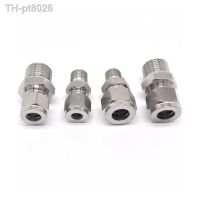 ▩  Steel Straight Conversion Adapter Fittins 304 SS Pipe Fitting Tube DSJ-MYDF-LOKLOK Ferrule Connector 1/8 1/4 3/8 1/2