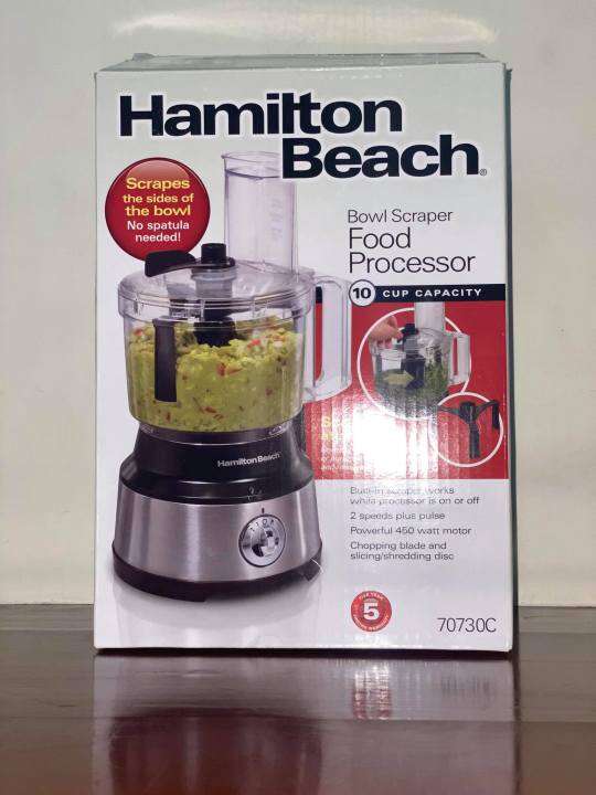 Hamilton Beach Bowl Scaper Food Processors 10 CUPS; 120volts Lazada PH