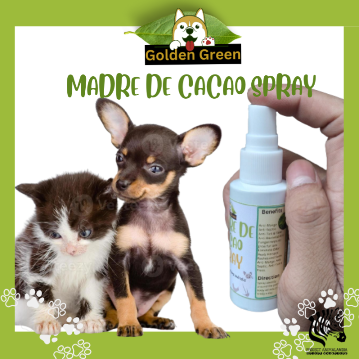 Dog and Cat Madre de Cacao Herbal Treatment Spray for cats and dogs/ Anti Mite Flea Fleas