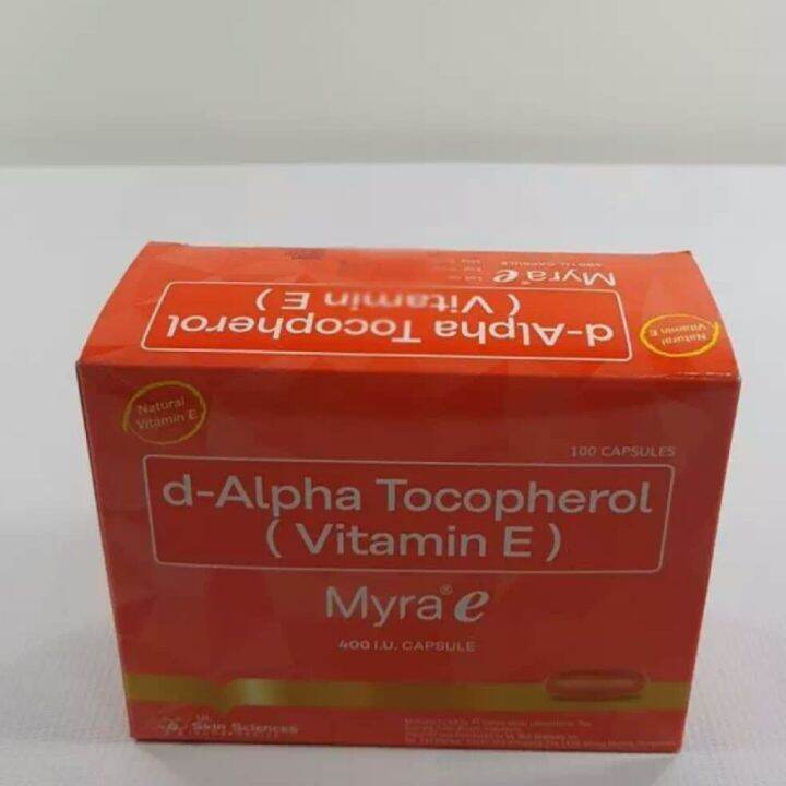 MYRA E 400 IU 100 capsules Lazada PH