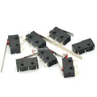 5Pcs Mini Micro Limit Switch NO NC 3P Terminals SPDT 5A 125V 250V Roller Arc lever Snap Action Push Micro switches