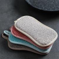 Dishwashing Sponge Thicken Good Absorption Cleaning Rag 4 Colors Cleaning Sponge Cloth  Kitchen Double-sided Cleaning Dishcloth Dish Cloth  Towels