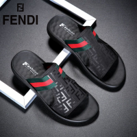 Fends รองเท้าแตะและรองเท้าแตะ2022รองเท้าแตะใหม่แฟชั่นคู่รุ่น Simple Flip Flops Casual Outdoor Beach Shoes