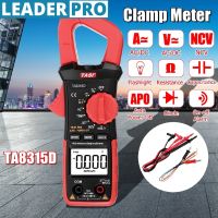 Mini Multimeter Digital Clamp Meters AC/DC Current Voltage True RMS Auto Range VFC Capacitance Non Contact