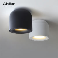 Aisilan Surface Mounted LED Downlight Ceiling Light CREE 7W 9W CRI97 Matte Aluminum COB Spot Light For Living Room Kitchen