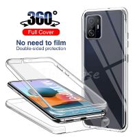 360 Double PC Silicone Case for Xiaomi Poco X3 NFC M3 10T 11T M4 X4 Pro 9T 11 Lite 5G Full Body Clear Cover Redmi Note 11S 10S