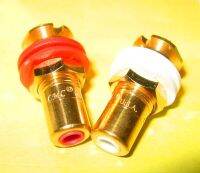 【discount】 kgqmss จัดส่งฟรี CMC816u 816-U-G CMC-816-U-G ตัวเชื่อมต่อ RCA ซ็อกเก็ต24K