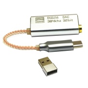 DAC ES9318 USB Type C Headphone Adapter HiFi Decoding AMP Adapter Sound