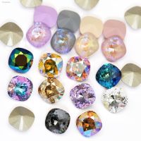 ♙▪✓ Newly K9 Glass Crystals Crafts Pointback Nail Art Stones Square Crystals For Clothes Bags DIY Jewelry Decoration Garments Strass