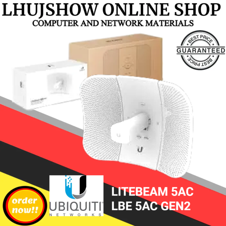 Ubiquiti LBE5ACGen2 LiteBeam AC Gen2 Wireless Access Point (LBE 5AC