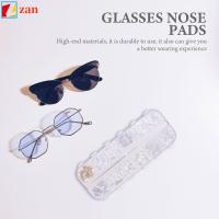 ZAN ชุด nosepiece ปลอกกันลื่น แผ่นจมูกแว่นกันแดด กรอบแว่นตาจมูก อุปกรณ์เสริมแว่นตา แว่นตาแบบใส แผ่นรองจมูก