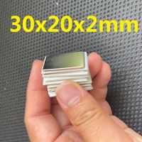 5/10/20pcs 30x20x2mm N35 Powerful magnet Comes with 3M strong double-sided tape NdFeB Square strong magnetic 30x20x2mm imanes