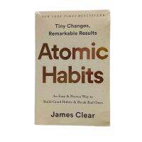 หนังสือพัฒนาตนเอง Atomic Habits: ภาษาอังกฤษ An Easy &amp; Proven Way to Build Good Habits &amp; Break Bad Ones