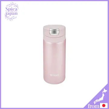 Tiger Thermos Water Bottle One Touch Mug Bottle 6 Hours Warm and Cold 200ml at Home Tumbler Available Fresh Pink MMX-A022PA