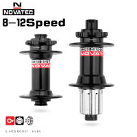 Novatec MTB Hub Speed BOOST THRU 32 Holes MTB Bicycle Bearing 32H Hubs D442 D041 Mountain Bike 1512MM 24 Bearing