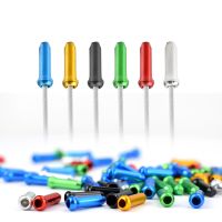 【YF】∏  50pcs MTB Brake Shifter Inner Cable Tips Crimps Aluminum Cycle Cycling Part Shift Cables End Caps Accessories